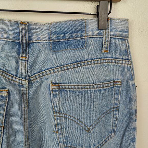Vintage Levis 511 Jeans Womens 15x32‎  Light Wash High Rise Zip Fly 90s Vtg - Picture 5 of 10